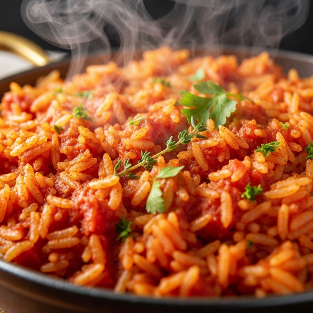 Delicious jollof rice